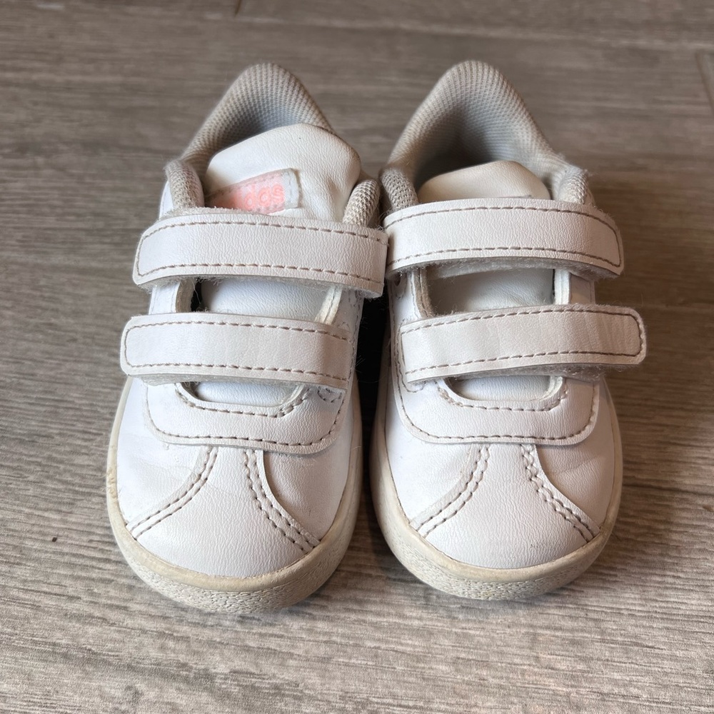 Adidas Toddler Stripe Velcro Shoe 5c - Picture 2 of 5